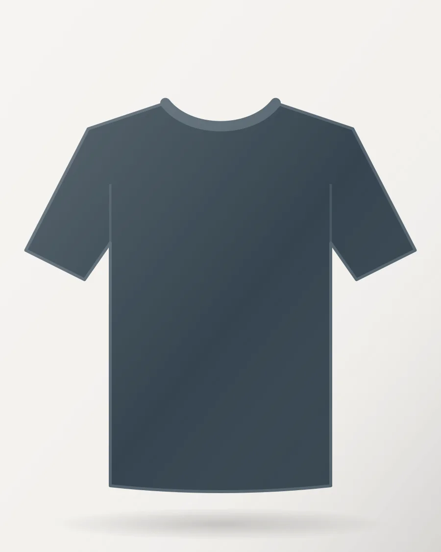 Acid Wash Drop Shoulder Tee in Charcoal – front view