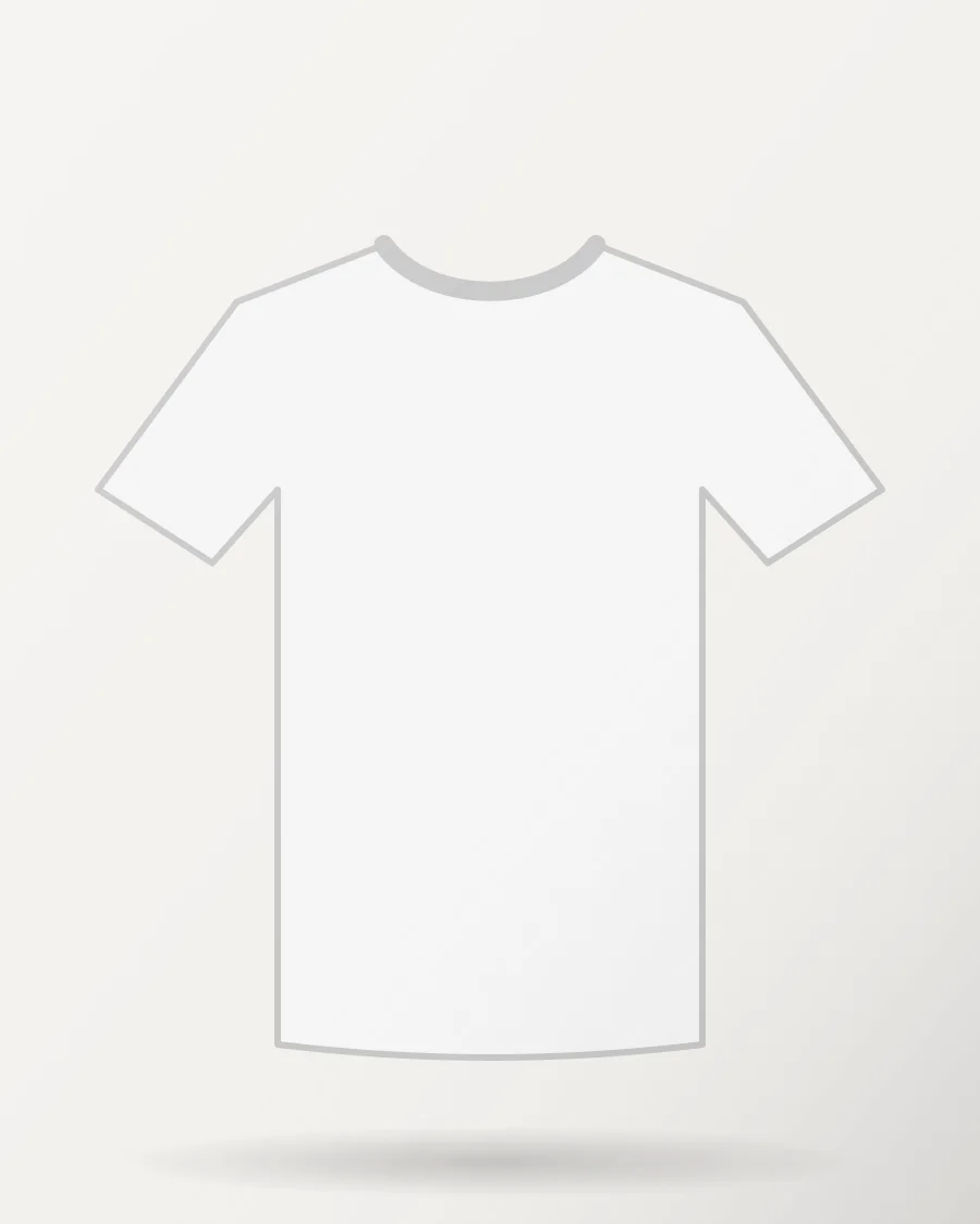 Premium Pima Cotton Tee in White – front view