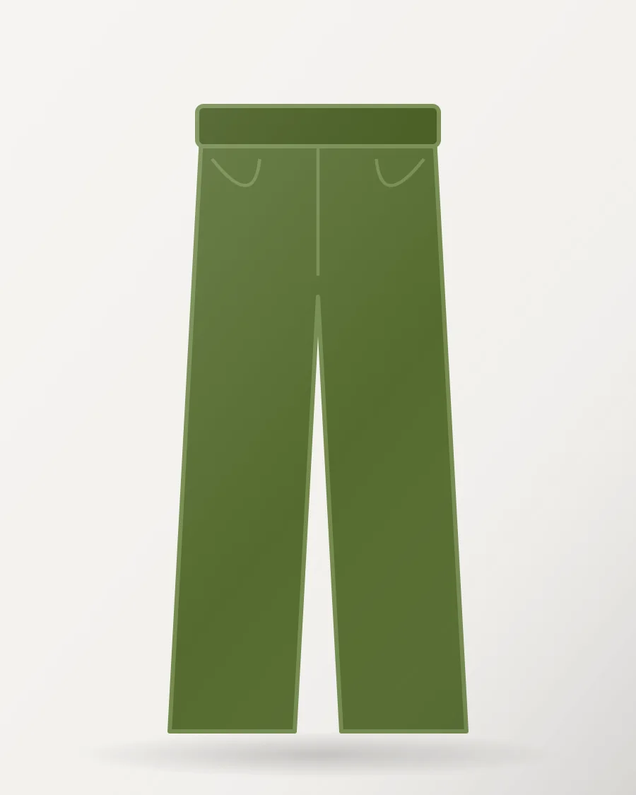 Utility Cargo Pants in Olive – front view